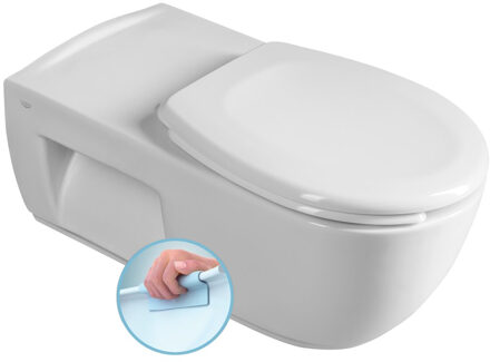 Sapho Wandcloset Verlengd Sapho Handicap 37x70 cm Wit