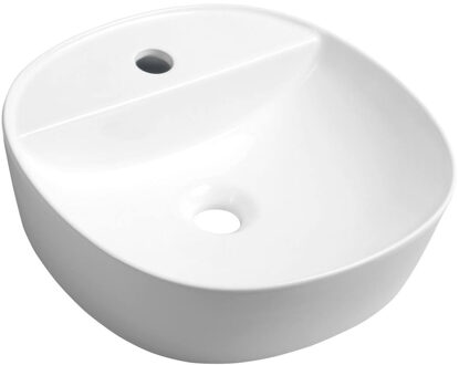 Sapho Waskom Opbouw Sapho Lugano Rond 41x11.5 cm Keramiek Wit