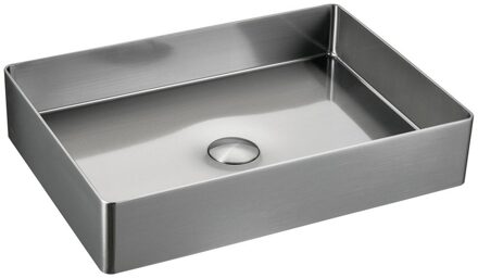 Sapho Waskom Sapho Aurum Vierkant 50 x 35 cm RVS Sapho