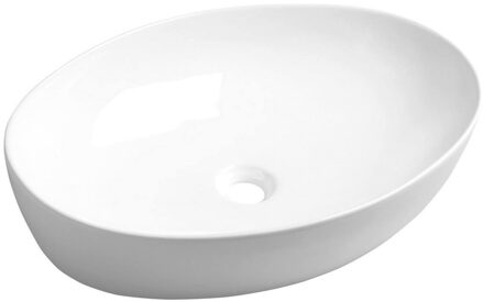 Sapho Waskom Sapho Pera Ovaal 62.5x42x14 cm Keramiek Wit Sapho