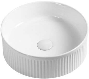 Sapho Waskom Sapho Picobello Keramisch Rond 37 cm Wit Sapho