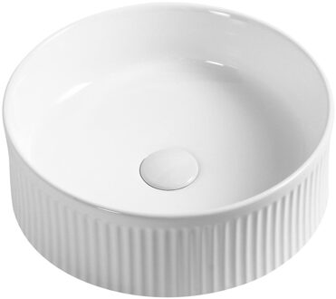 Sapho Waskom Sapho Picobello Keramisch Rond 37 cm Wit Sapho