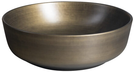Sapho Waskom Sapho Priori Rond 41.5x41.5x13.5cm Keramisch Bruin