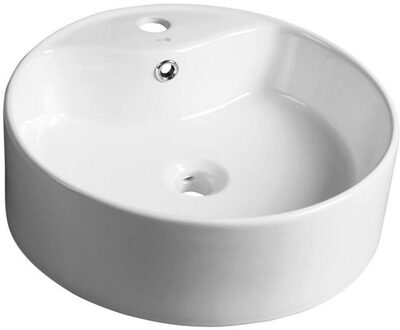 Sapho Waskom Sapho Yakarta Rond 46 cm Keramiek Wit Sapho