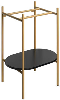 Sapho Wastafel Frame met Onderplank Sapho Puno 55x79,5x39,6 cm Goud Mat