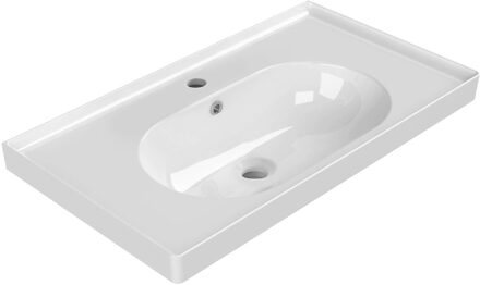 Sapho Wastafel Keramisch Sapho Brand 80x45 cm Wit