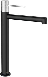 Sapho Wastafel Mengkraan Hoog Sapho Solaris Mat Zwart/Chroom