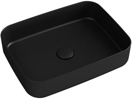 Sapho Wastafel Sapho Infinity 50x36 cm Mat Zwart