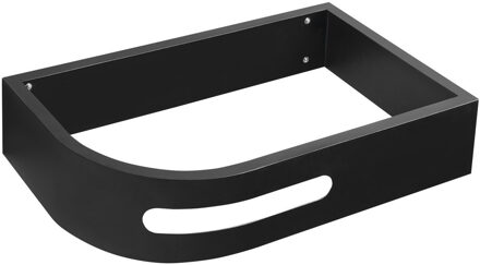 Sapho Wastafelbeugel met Handdoekhouder Sapho Pulse Rechts Zwart