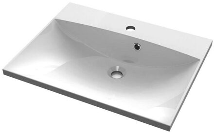 Sapho Wastafelblad Sapho Maria Rechthoek 60x46 cm Marmer Wit Sapho