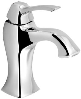 Sapho Wastafelmengkraan Sapho Dreamart 1-hendel Uitloop Gebogen 17.8 cm Chroom