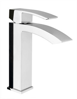 Sapho Wastafelmengkraan Sapho Ginko 1-hendel Gebogen 15.6 cm Chroom