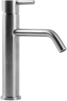 Sapho Wastafelmengkraan Sapho Minimal 1-hendel Gebogen Hoog 33.8 cm RVS