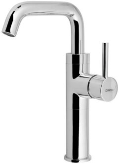 Sapho Wastafelmengkraan Sapho Rhapsody 1-hendel Gebogen 27 cm Chroom