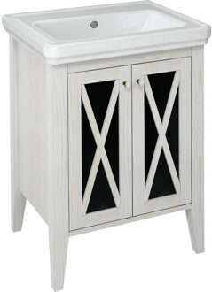 Sapho Wastafelmeubel Sapho Cross Wit Hout 55x81x43 cm