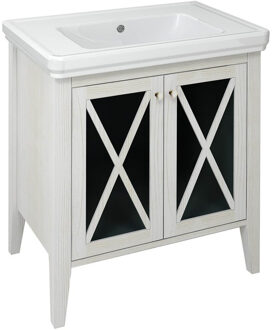 Sapho Wastafelmeubel Sapho Cross Wit Hout 70x81x47 cm