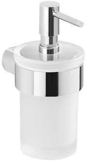 Sapho Zeepdispenser Sapho Pirenei Hangend 125 ML Chroom / Satijnglas Sapho