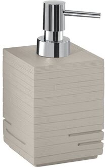 Sapho Zeepdispenser Sapho Quadrotto Vrijstaand 430 ML Polyresin Beige Sapho