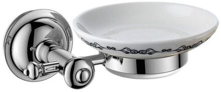 Sapho Zeephouder Sapho Astor Hangend 15.3x5.8 cm Chroom / Wit Sapho