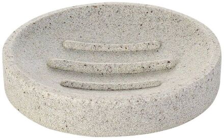 Sapho Zeephouder Sapho Stone Vrijstaand 10.8x2.1 cm Polyresin Beige Sapho