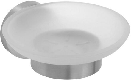 Sapho Zeephouder Sapho X-Steel Hangend 11x5.5 cm Melkglas / Geborsteld RVS