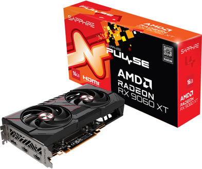 Sapphire Radeon RX 9060 XT PULSE 16GB Grafische kaart