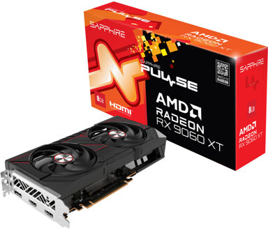 Sapphire Radeon RX 9060 XT Pulse 8GB Grafische kaart