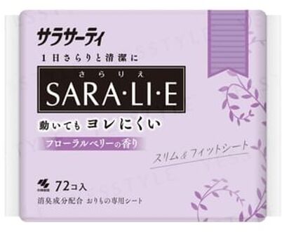Sarasaty Saralie Sanitary Pad Floral Berry 72 pcs