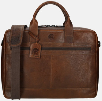 Sarda laptoptas 15 inch brandy Cognac