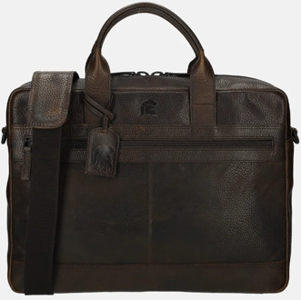 Sarda laptoptas 15 inch dark brown Bruin
