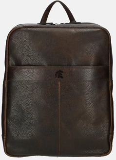 Sarda rugzak dark brown Bruin