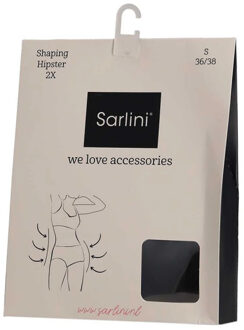 Sarlini Dames corrigerende hipster naadloos 2-pack Zwart - L