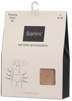 Sarlini Dames corrigerende shorts naadloos 2-pack Beige - XL