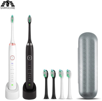 Sarmocare S100 Ultrasonic Sonic Electric Toothbrush LED indicator toothbrushes IPX7 Waterproof B200 Toothbrush Sanitizer