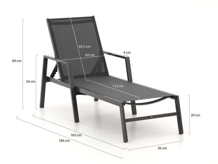 Sarona ligbed stapelbaar - Laagste prijsgarantie! Grijs