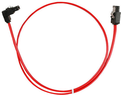 SATA 2 Cable with latch, 50 cm, angled