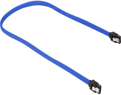 SATA 3 SATA-kabel 0,45 m SATA 7-pin Zwart, Blauw