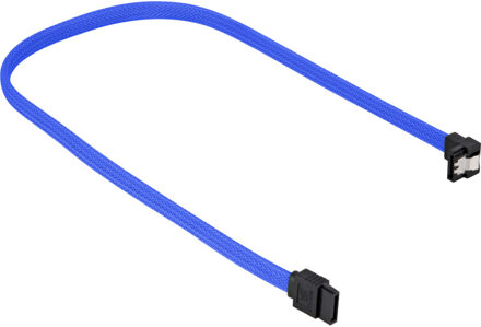 SATA 3 SATA-kabel 0,45 m Zwart, Blauw SATA 7-pin