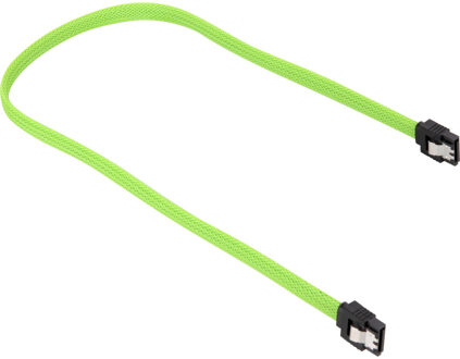 Sata 3 SATA-kabel 0,6 m SATA 7-pin Zwart, Groen