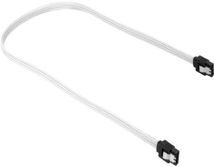 Sata 3 SATA-kabel 0,6 m SATA 7-pin Zwart, Wit