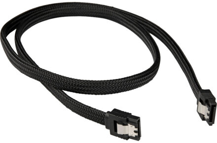 Sata 3 SATA-kabel 1 m SATA 7-pin Zwart