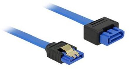 SATA data verlengkabel - plat - SATA600 - 6 Gbit/s / blauw - 0,50 meter
