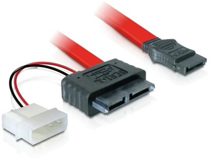 SATA met Molex voeding naar Slimline SATA Kabel - small