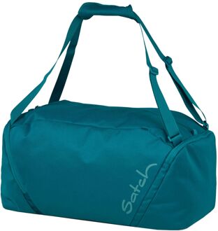 Satch Dufflebag deep petrol weekendtas handbagage Blauw - H 25 x B 50 x D 25 cm