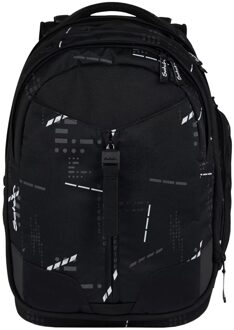 Satch Match School Backpack ninja matrix backpack Zwart - 30 x 20 x 45