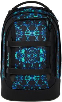 Satch Pack Backpack caleido blue Blauw - H 48 x B 30 x D 22 cm