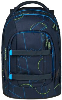 Satch Pack School Backpack blue tech Blauw - H 48 x B 30 x D 22