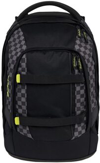 Satch Pack School Backpack dark skate Zwart - H 48 x B 30 x D 22