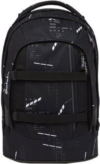 Satch Pack School Backpack ninja matrix Zwart - H 48 x B 30 x D 22 cm