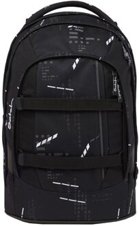 Satch Pack School Backpack ninja matrix Zwart - H 48 x B 30 x D 22